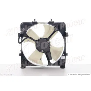 Ventilator hladnjaka sa nosačem HONDA CIVIC (EG/EJ/EH9), 91-95; CIVIC (EJ/EK), 95-01; CIVIC (MA/MB/MC2), 95-01; CIVIC SHUTTLE (EE), 88-95; CRX (EH6/EG2), 92-98 
