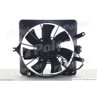 Ventilator hladnjaka sa nosačem HONDA FIT (GD), 02-08; FIT (GE), 08-15; JAZZ (GD), 02-08; JAZZ (GE), 08-15; 