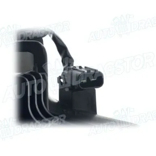 Ventilator hladnjaka sa nosačem HONDA CITY, 08-13; FIT (GE), 08-15; JAZZ (GE), 08-15; 