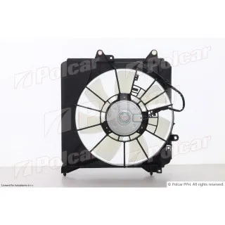 Ventilator hladnjaka sa nosačem HONDA FIT (GE), 08-15; JAZZ (GE), 08-15; 