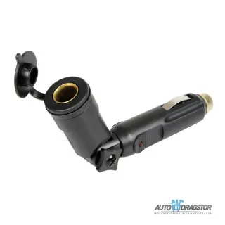 ADAPTER KONEKTOR 12/24V SA ZGLOBOM I POKLOPCEM MAX 8A 