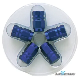 KAPICE VENTILA  ALUMINIJUMSKE PLAVE SET 5KOM 