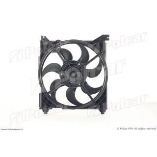 Ventilator hladnjaka sa nosačem HYUNDAI SANTA FE (CM), 01-06; 