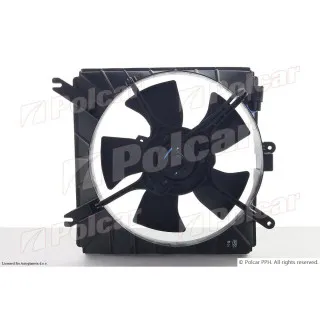 Ventilator hladnjaka sa nosačem KIA RIO (DC), 00-05; 