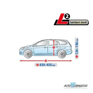 CERADA ZA AUTOMOBIL L2 HATCHBACK/KOMBI D 430-455/Š 126-136/V 148CM VODONEPROPUSNA 