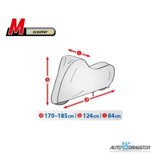 CERADA ZA SKUTER VODONEPROPUSNA veličina .M D 170-185/V 124/Š 84 