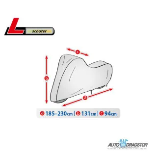 CERADA ZA SKUTER VODONEPROPUSNA veličina .M L 185-230/V 131/Š 94 