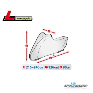 CERADA ZA MOTOR veličina  L VODONEPROPUSNA D 215-240/V 126/Š 98 