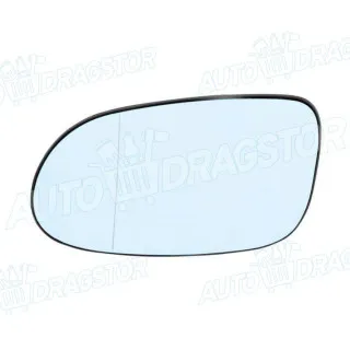 Staklo retrovizora sa nosačem MERCEDES A-KLASSE (W168), 97-04; CLK-KLASSE (C208), 97-03; SL-KLASSE (R129), 89-01; SLK-KLASSE (R170), 96-04; 
