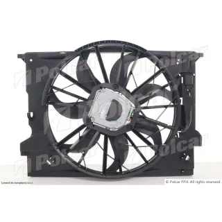 Ventilator hladnjaka sa nosačem MERCEDES CLS-KLASSE (C219), 04-10; E-KLASSE (W211), 02-09; 