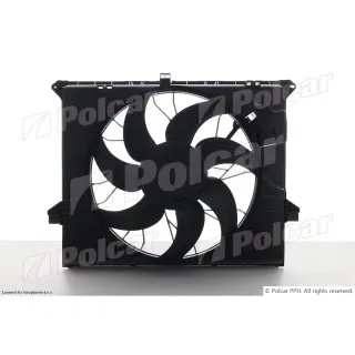 Ventilator hladnjaka sa nosačem MERCEDES M-KLASSE/ML (W164), 05-12; R-KLASSE (W251), 05-15; 