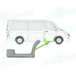 Sajtna/prag VOLKSWAGEN CRAFTER (2E), 05-17; 