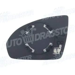 Staklo retrovizora sa nosačem SMART FORTWO (W451), 07-14; 