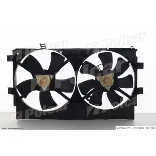 Ventilator hladnjaka sa nosačem MITSUBISHI ASX (GA), 10-; LANCER (CY0), 07-; OUTLANDER (CW0), 07-12; OUTLANDER SPORT, 10-; 