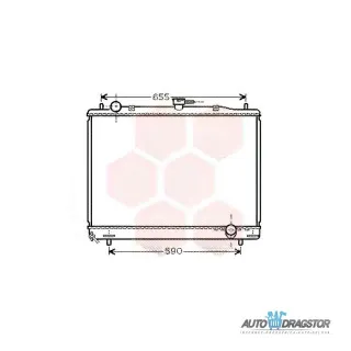 Hladnjak MITSUBISHI MONTERO (V20/V40), 92-95; PAJERO (V20/40), 91-01; PAJERO (V60/V70), 99-06; 