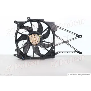 Ventilator hladnjaka sa nosačem OPEL ASTRA G (T98), 98-09; ZAFIRA A (T98), 99-05; 