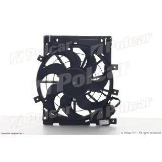 Ventilator hladnjaka sa nosačem OPEL ASTRA H (A04), 03-14; ZAFIRA B (T98), 05-12; 