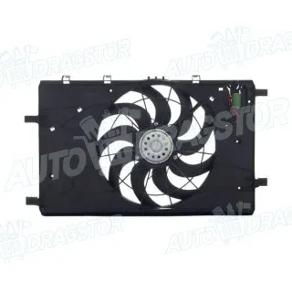 Ventilator hladnjaka sa nosačem OPEL ASTRA J, 09-; 
