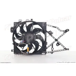 Ventilator hladnjaka sa nosačem OPEL VECTRA B (J96), 95-02; 