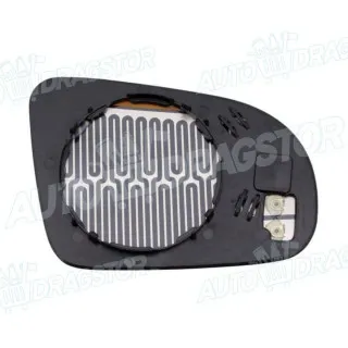 Staklo retrovizora sa nosačem OPEL COMBO B, 93-00; CORSA B (S93), 93-00; 