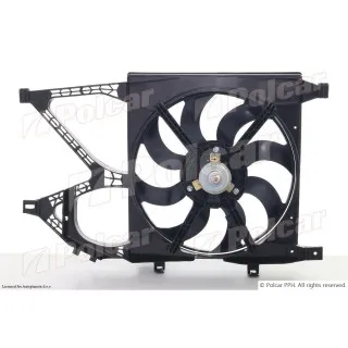 Ventilator hladnjaka sa nosačem OPEL CORSA C (X01), 00-06; 