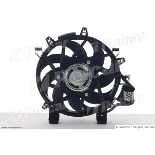 Ventilator hladnjaka sa nosačem OPEL COMBO C, 00-11; CORSA C (X01), 00-06; TIGRA (X04), 04-09; 