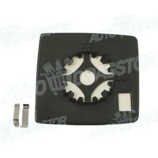 Staklo retrovizora sa nosačem OPEL COMBO C, 00-11; CORSA C (X01), 00-06; 