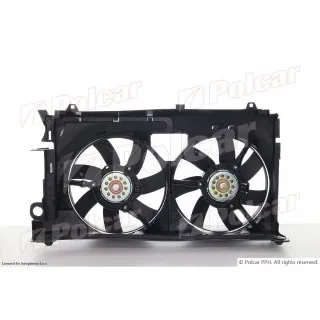 Ventilator hladnjaka sa nosačem CITROËN, PEUGEOT 