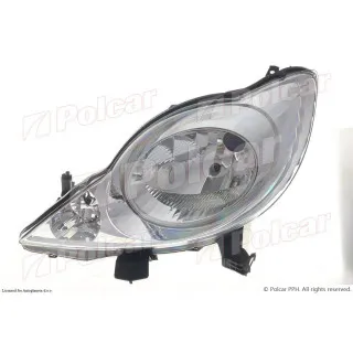 Far PEUGEOT 107 (P), 05-14; 