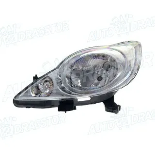 Far PEUGEOT 107 (P), 05-14; 