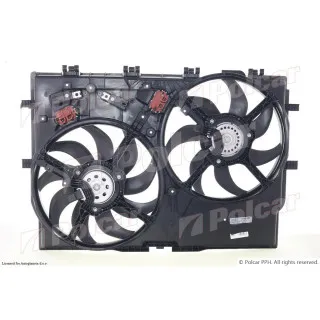Ventilator hladnjaka sa nosačem FIAT, PEUGEOT 