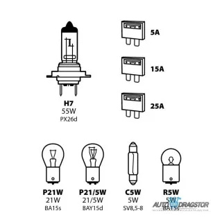 SIJALICA 12V GARNITURA H7 