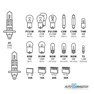SIJALICA 12V GARNITURA H1 