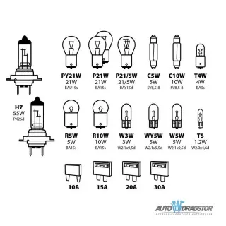 SIJALICA 12V GARNITURA H7 