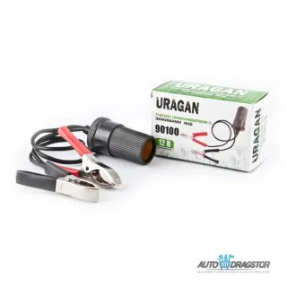 AUTO UPALJAČ ADAPTER SA 2 KROKODIL ŠTIPALJKE 