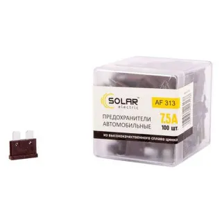 OSIGURAČI 7.5A 100KOM PLASTIČNA KUTIJA 