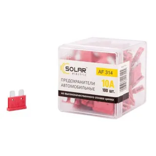 OSIGURAČI 10A 100KOM PLASTIČNA KUTIJA 