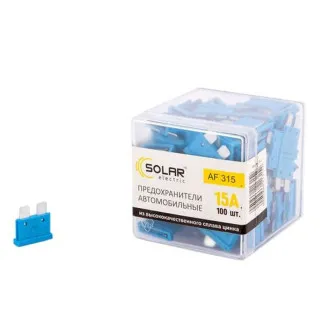 OSIGURAČI 15A 100KOM PLASTIČNA KUTIJA 