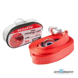 UŽE ZA VUČU 5500KG,5M SA KUKAMA I TORBOM 