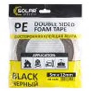 DVOSLOJNA TRAKA 12x5000mm CRNA 