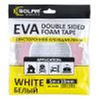 DVOSLOJNA TRAKA 10x5000mm BELA 