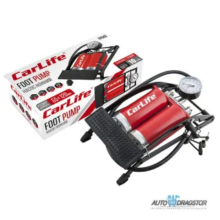 NOŽNA PUMPA SA MANOMETROM 2 CILINDRA 55x120MM,10Bara 