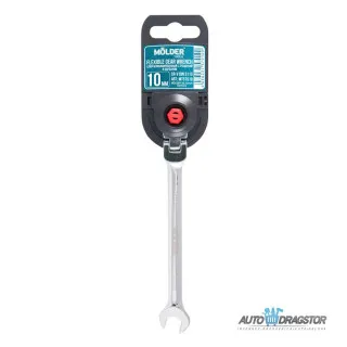 KOMBINOVANI KLJUČ SA ČEGRTALJKOM I ZGLOBOM-BRZI KLJUČ 10MM 