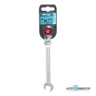 KOMBINOVANI KLJUČ SA ČEGRTALJKOM I ZGLOBOM-BRZI KLJUČ 12MM 