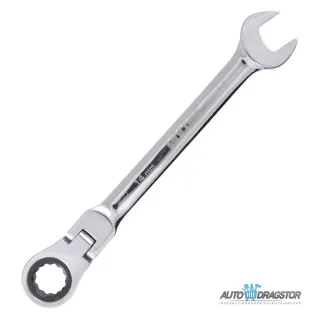 KOMBINOVANI KLJUČ SA ČEGRTALJKOM I ZGLOBOM-BRZI KLJUČ 14MM 