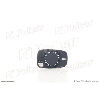 Staklo retrovizora sa nosačem RENAULT CLIO III (R0/1), 05-14; MEGANE II (M), 02-08; SCENIC II (JM), 03-09; 