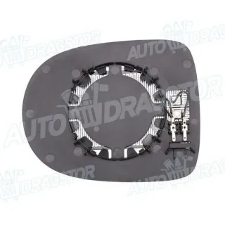 Staklo retrovizora sa nosačem RENAULT CLIO III (R0/1), 05-14; MODUS (F/JP0), 04-12; 