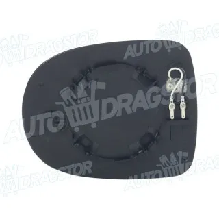 Staklo retrovizora sa nosačem RENAULT TWINGO (N), 07-14; 