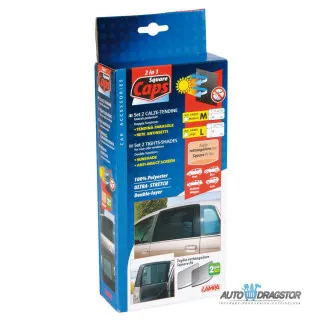 ZAŠTITA OD SUNCA BOČNA ŠIRINA 75-105/VISINA 48CM ZA SUV/4x4 VOZILA  2KOM 