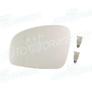 Staklo retrovizora sa nosačem SKODA FABIA (5J), 07-15; OCTAVIA (1U2/1U5), 96-10; PRAKTIK, 07-15; ROOMSTER (5J), 06-; 